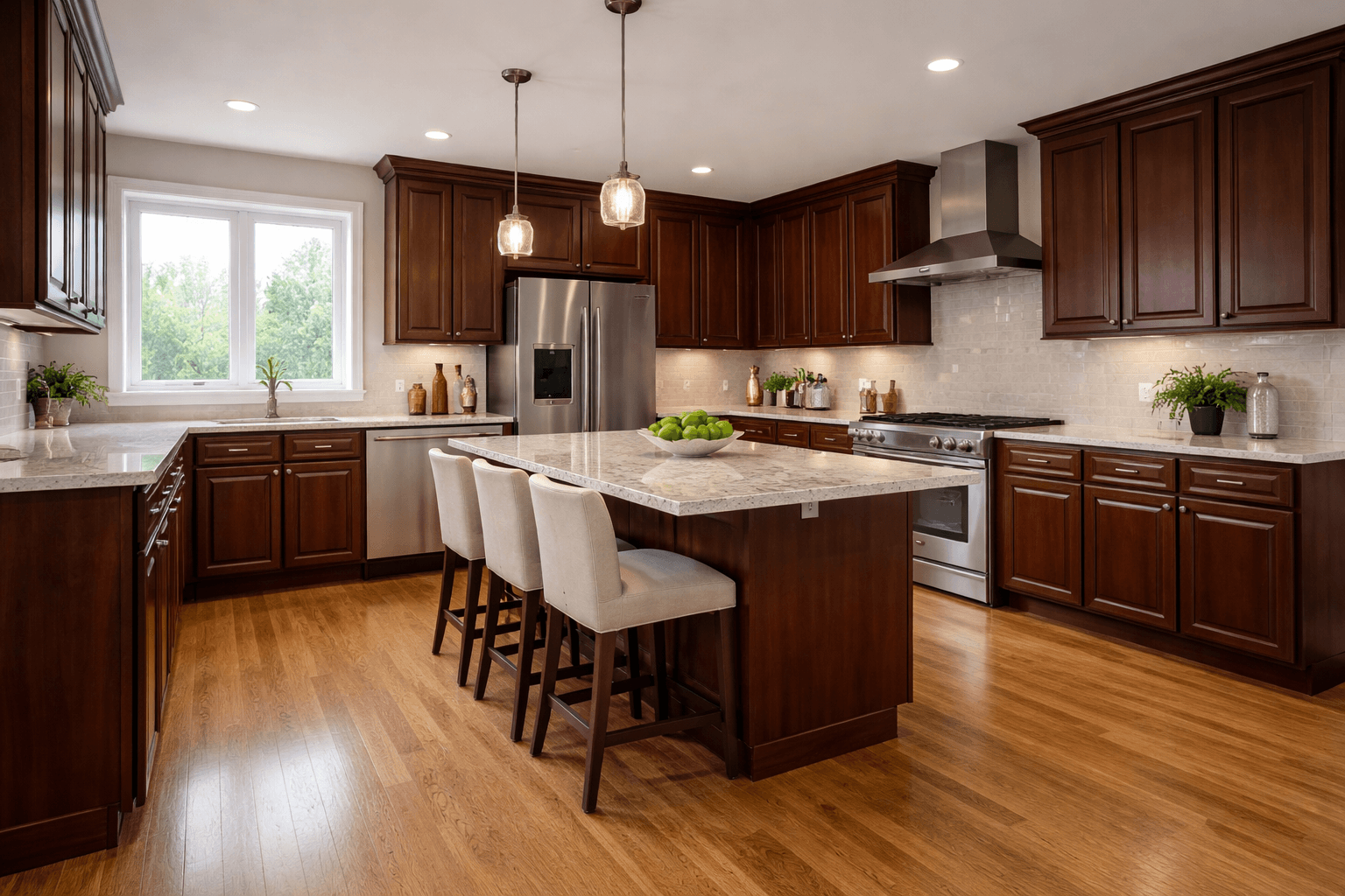 Completed reconstruction with clean interior finishes