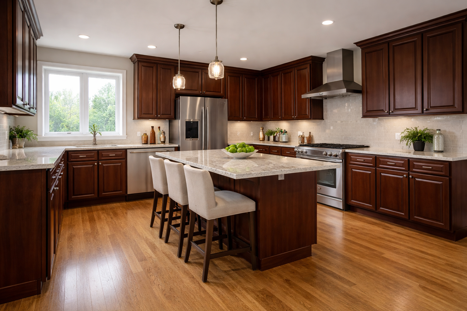 Fully restored Atlanta kitchen